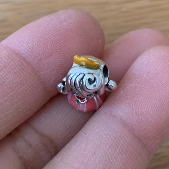 NWOT Princess Aurora Sleeping Beauty Charm Sterling Silver 925 - Picture 8 of 10